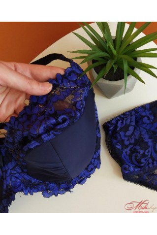 Бюстгальтер Lanny Mode з напівпоролоновою чашкою 11340 синій